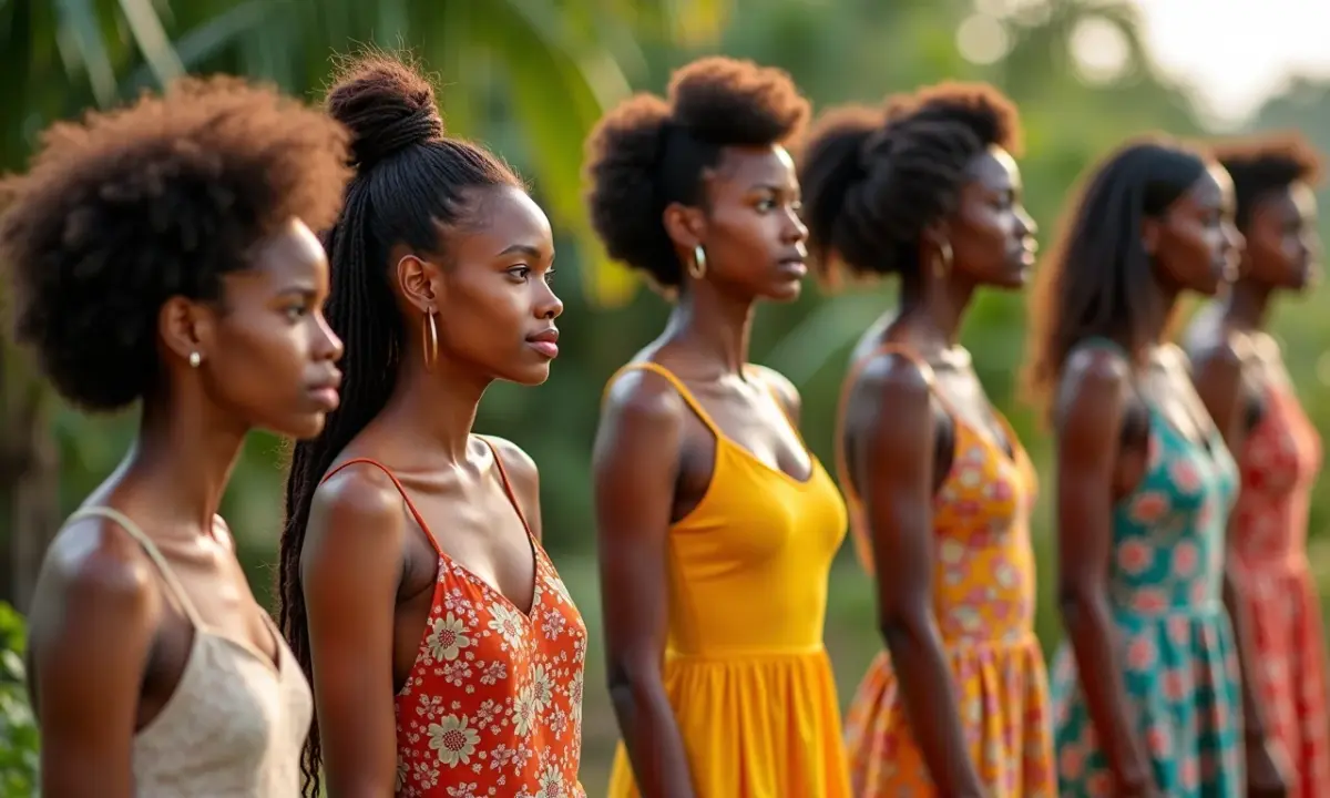 Grupo diverso trabalhando em designs eco-friendly para uma moda mais sustentável.
