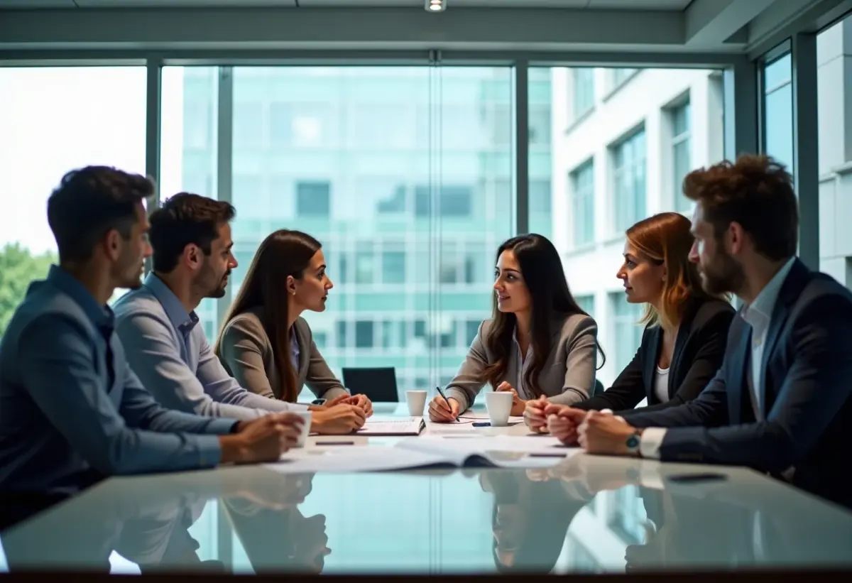 Reunião estratégica para plano de cargos e salários