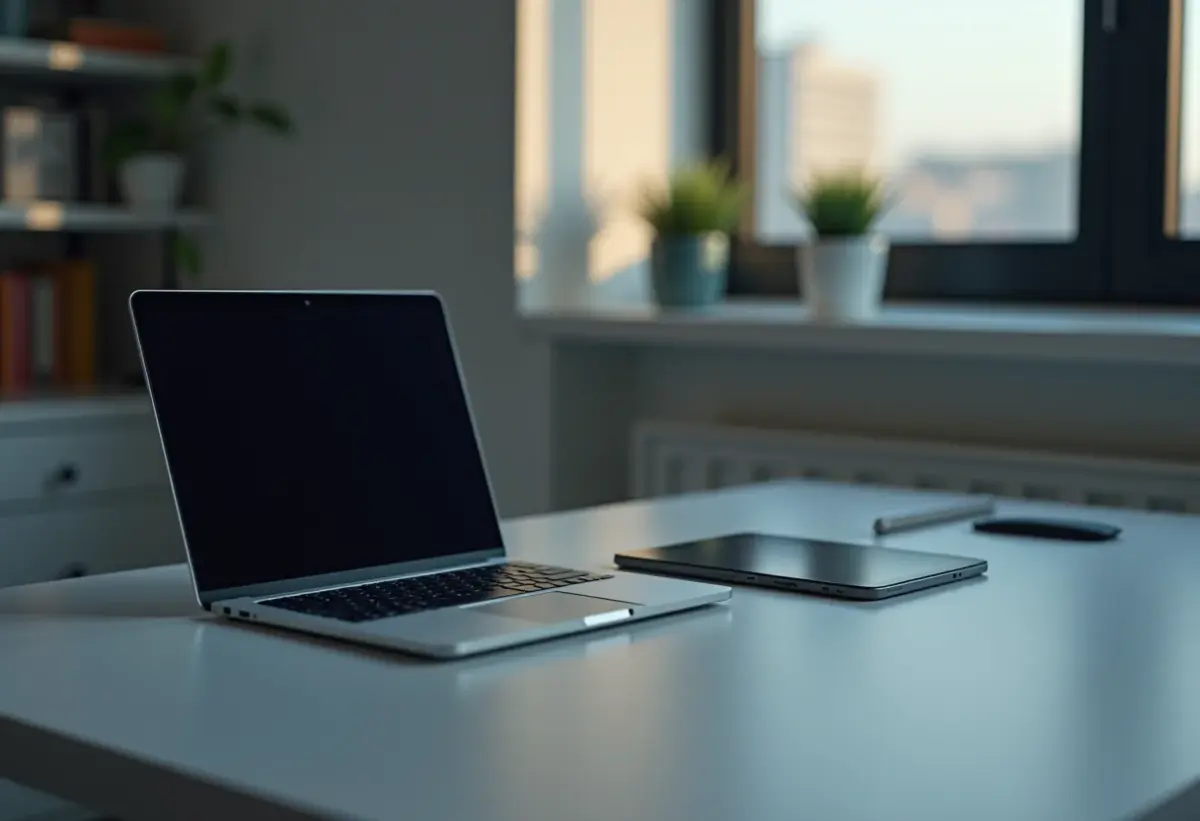 Blog para negócios: Pare de perder clientes com estes erros Espaço de trabalho moderno com laptop e tablet