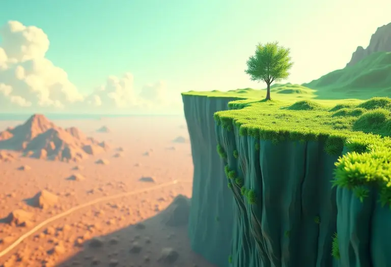Cliff: O Que É, Onde Encontrar e Por Que Você Deveria Conhecer Ilustração abstrata de um penhasco representando riscos e oportunidades
